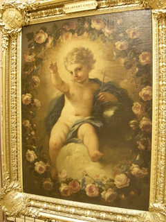 The Infant Christ in a Garland of Flowers by Anonymous