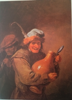 The Merry Drinker with Large Crock by David Teniers the Younger