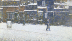 The Messenger Boy by Childe Hassam