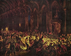 The Murder of the Bishop of Liège by Eugène Delacroix