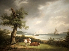 The Narrows, New York Bay by Thomas Birch