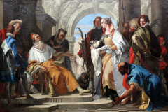 The Patron Saints of the Crotta Family by Giovanni Battista Tiepolo