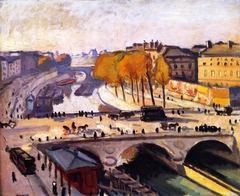 The Pont Saint-Michel and the Quai des Grands Augustins by Albert Marquet