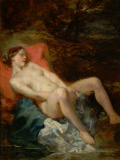 The Reclining Nymph by Octave Tassaert