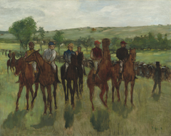 The Riders by Edgar Degas