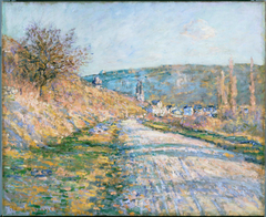 The Road to Vétheuil by Claude Monet