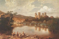 The Ruins of Diósgyőr Castle by Károly Telepy