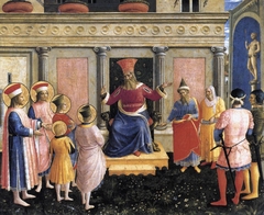 The Saints Cosmas and Damian with their Brothers before the Proconsul Lysias by Fra Angelico