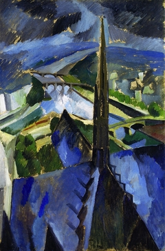 The Spire of Notre-Dame by Robert Delaunay