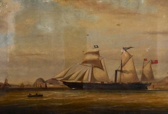 The steamship Earl Percy going into Dumbarton by William Clark