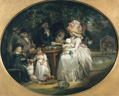 The Tea Garden by George Morland