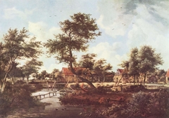 The Watermills at Singraven near Denekamp by Meindert Hobbema