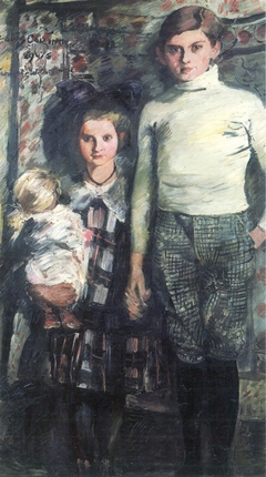 Thomas und Wilhelmine - Die Kinder des Künstlers by Lovis Corinth