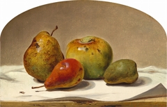 Three Pears and an Apple by David Johnson