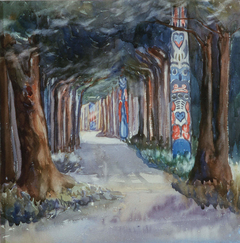 Totem Walk at Sitka by Emily Carr