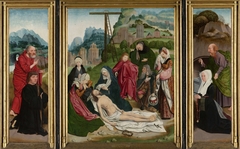 Triptych with the Lamentation by Jan Jansz Mostaert