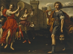 Triumph of David by Ottavio Vannini