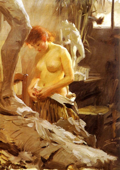 In Wikstrom Studio by Anders Zorn