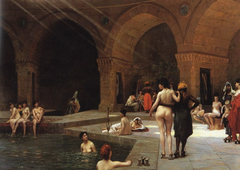 La grande piscine de Brousse by Jean-Léon Gérôme