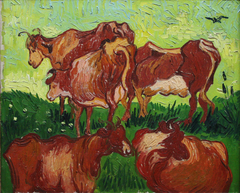 Cows by Vincent van Gogh