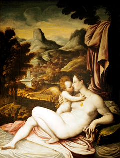 Venus und Amor by Baldassare Franceschini