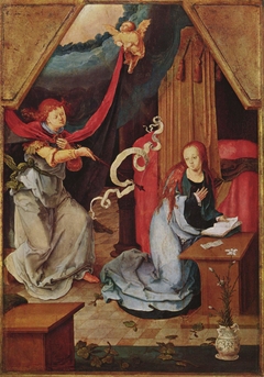 Verkündigung an Maria by Lucas van Leyden