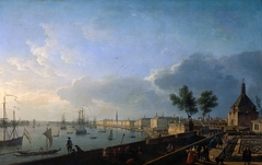 View of Bordeaux Harbor by Joseph Vernet