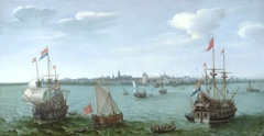 View of Hoorn by Hendrick Cornelisz Vroom