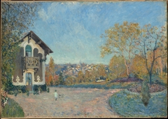 View of Marly-le-Roi from Cœur-Volant by Alfred Sisley