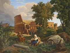 View of the Colosseum in Rome by Heinrich Brandes