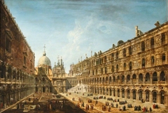 View of the Courtyard of the Doge's Palace, Venice by Michele Marieschi