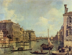 View of the Grand Canal toward the Punta della Dogana by Canaletto