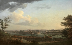 Vue de Bayonne, prise à mi-côte sur le Glacis de la Citadelle by Joseph Vernet