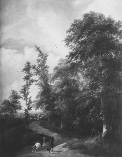 Waldweg by Jan Vermeer van Haarlem