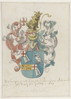 Wapenschild van de familie Overlander by Pieter Jansz