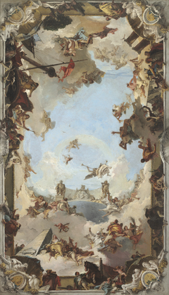 Wealth and Benefits of the Spanish Monarchy under Charles III by Giovanni Battista Tiepolo