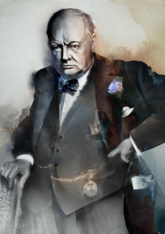 Winston Churchill by Alexey Kurbatov