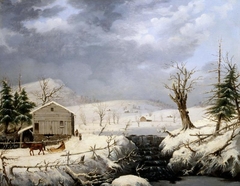 Winter in New England by George Henry Durrie