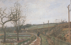 Winter Landscape by Camille Pissarro