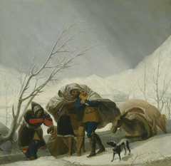 Winter Scene by Francisco de Goya