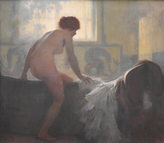 Woman in bath by René-Xavier Prinet