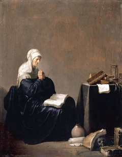 Woman Praying by Willem de Poorter