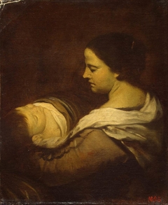 Woman with Sleeping Child by Juan Bautista Martínez del Mazo