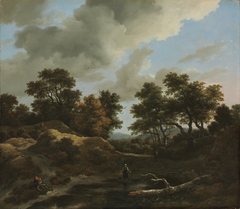 Wooded and Hilly Landscape by Jacob van Ruisdael