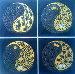 Yin & Yang 6 by Jen Ayuni