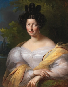 A lady in a white frock by Aimée Brune-Pagès