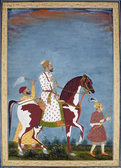 A Muslim nobleman on a dappled stallion by Anonymous