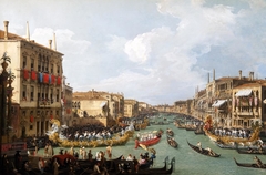 A Regatta on the Grand Canal by Canaletto