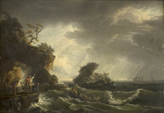 A Shipwreck by Joseph Vernet