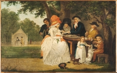 A Tea Garden by George Morland